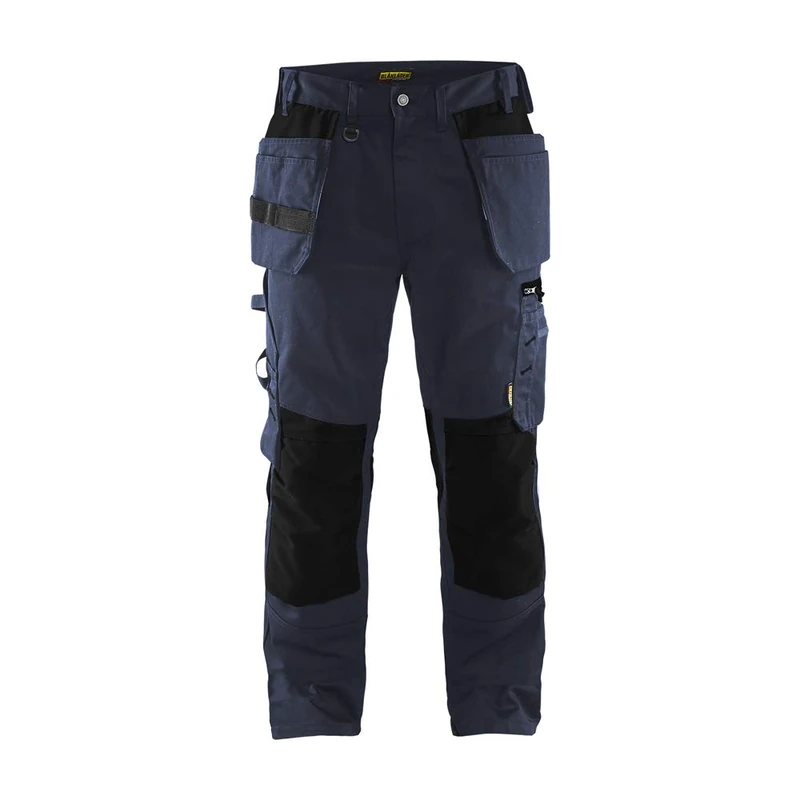 Blaklader 155518608699D96 Craftsman Work Trousers, Dark Navy/Black, Size D96