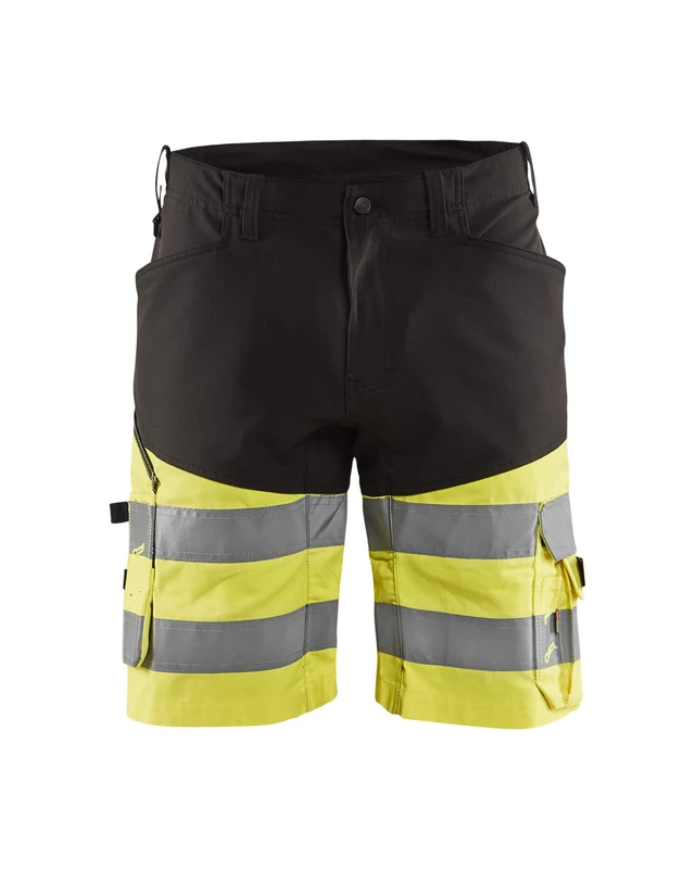 BLÅKLÄDER Hi Vis Shorts Men 34R Black/Yellow
