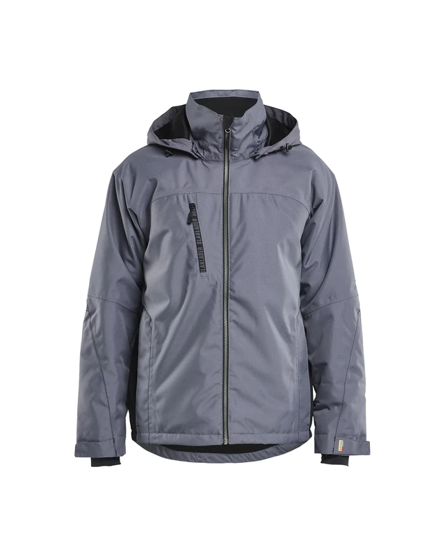 Blaklader 489019779699L Lightweight Lined Functional Jacket Coat, Medium Grey/Black, Large