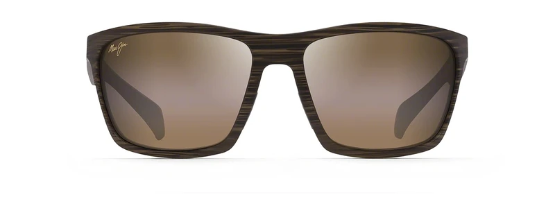 Maui Jim Unisex Makoa Sunglasses, Hcl Makoa Matte Brown Woo, L