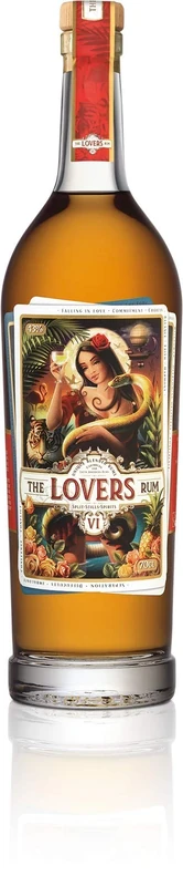 The Lovers Rum | Blended from Latin American and Caribbean Rums |Aged in White Oak Barrels | Perfect for Cocktails, 1 x 700ml, LOVERUM