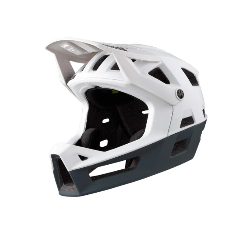 IXS Trigger FF Unisex Adult Mountain Bike Full Face Helmet, White, ML (58-62 cm)