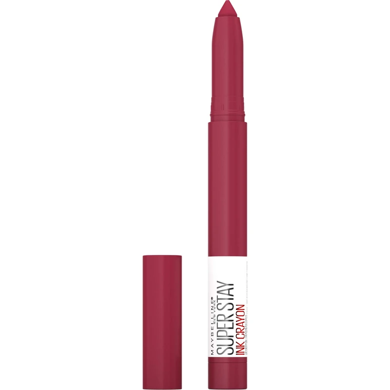 Maybelline SuperStay Ink Crayon Matte Lipstick - 8hr Wear, Sharpener