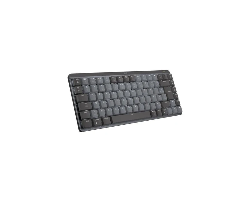 Logitech MX Mechanical Mini Wireless Illuminated Keyboard, Tactile Quiet Switches, AZERTY French Layout - Grey
