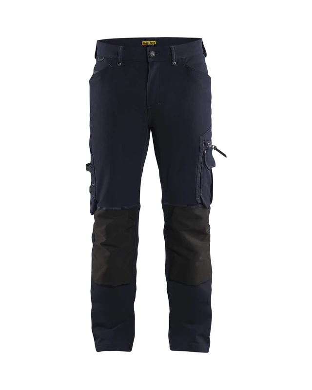 BLÅKLÄDER Craftsman Trousers Full Stretch Men 45S Dark Navy/Black