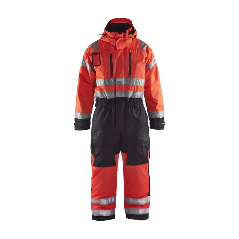 Blakläder 676319775599D100 Winter Overall, High Vis Red/Black, Size D100