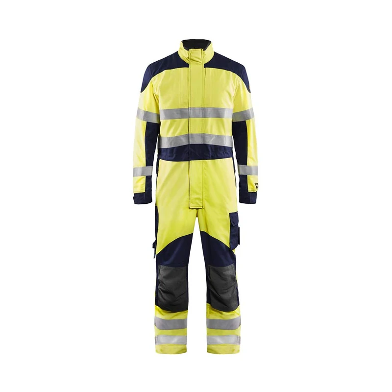 Blaklader 608915123389D116 Multinorm Overall, High Vis Yellow/Navy, Size D116
