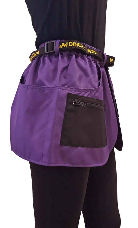 DINGO Dog Training Belt for Sports, Agility, Fetch, Obedience, Heel Command Lessons, Nosework, Behaviour Teaching, Trainer Belt Many Pockets Violet Vibes XL 16465-2