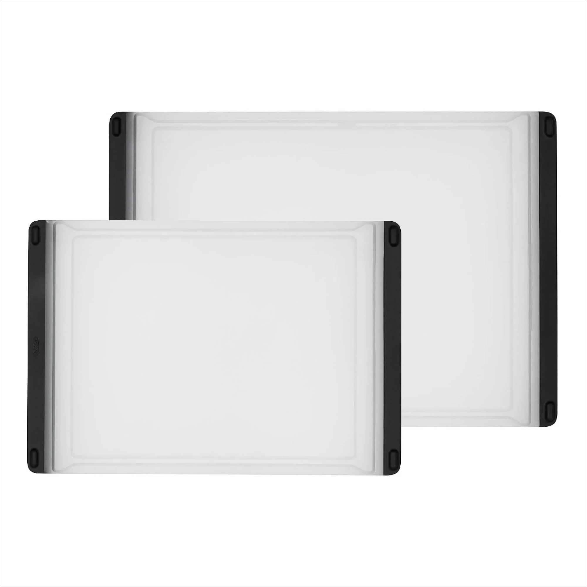 OXO Good Grips 2-Piece Plastic Cutting Board Set (Pack of 1) Transparent