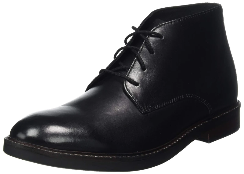 Clarks Paulson Mid, Men’s Paulson Mid, Black leather, 7 UK (41 EU)