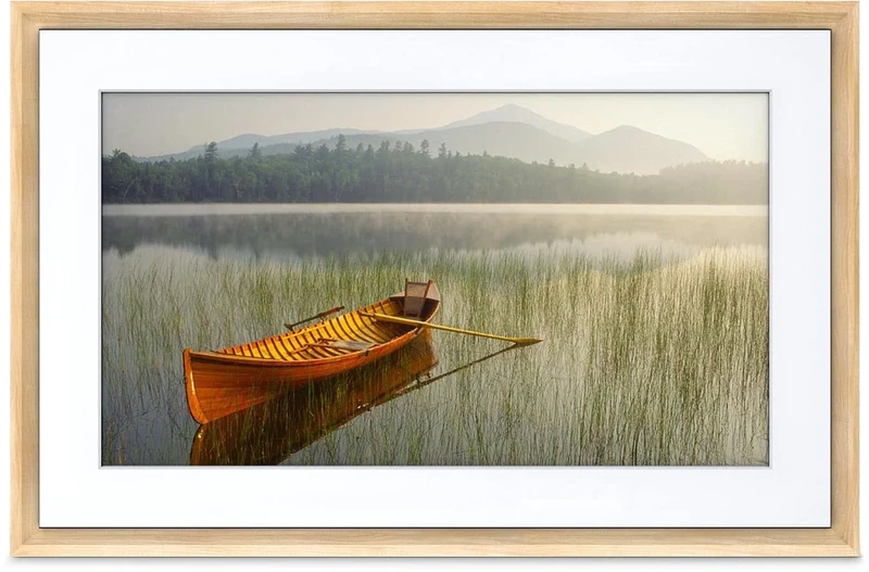 NETGEAR Meural MC321LW Canvas II – the Smart Art Frame with 55 cm HD Digital Canvas, 41x61 cm Light Wood (WiFi-Connected)