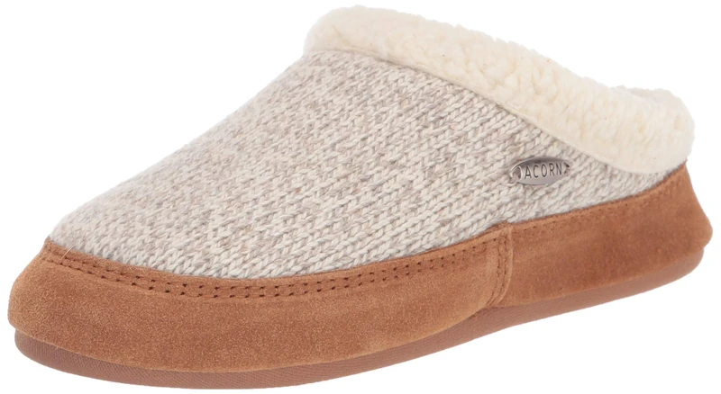 Acorn Women's Mule Ragg Slipper, Oatmeal Heathered, X-Large Standard US Width US