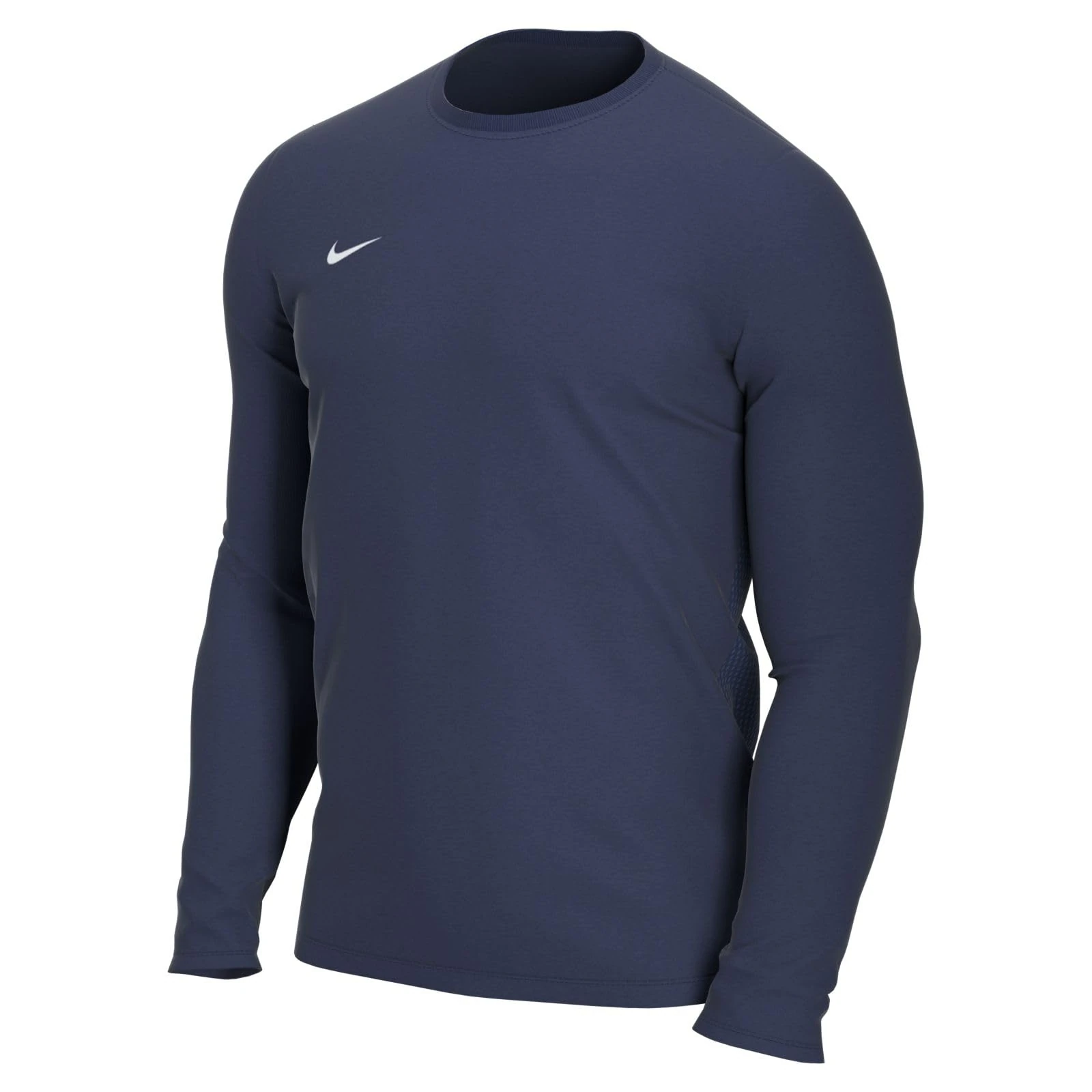 NIKE Men's M Nk Dry Park Vii Jsy Ls T shirt, Midnight Navy/(White), L UK