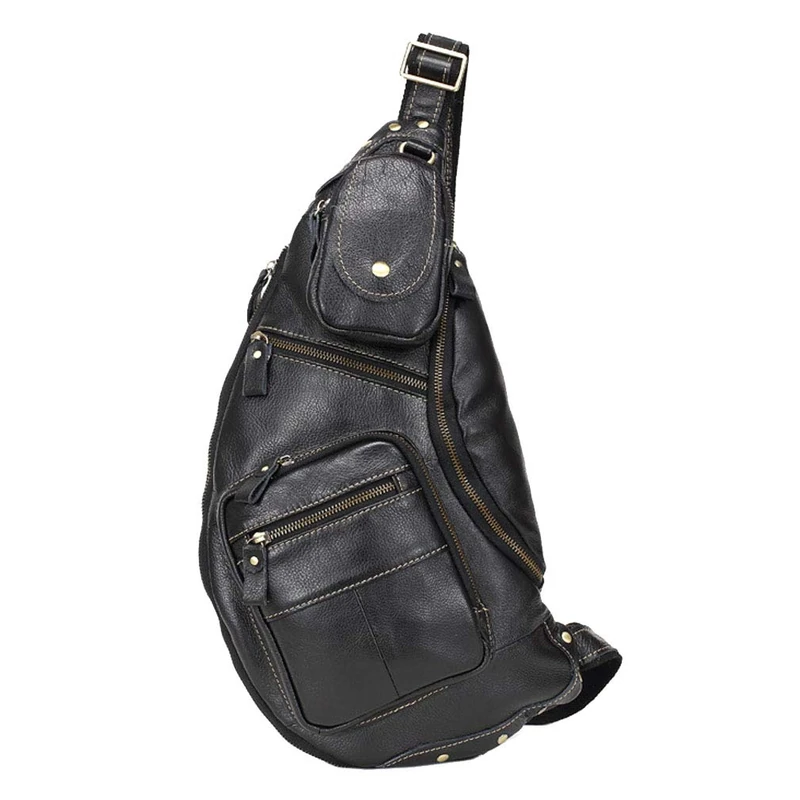 Hebetag Men Bl595 Gep ck Messenger Bag, #12Black, 26cm(W) x4cm(D) x46cm(H)(10.23" x1.57 .11)