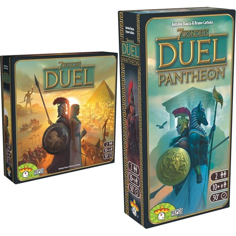 Repos Production 7 Wonders Duel and Pantheon Expansion Pack Bundle