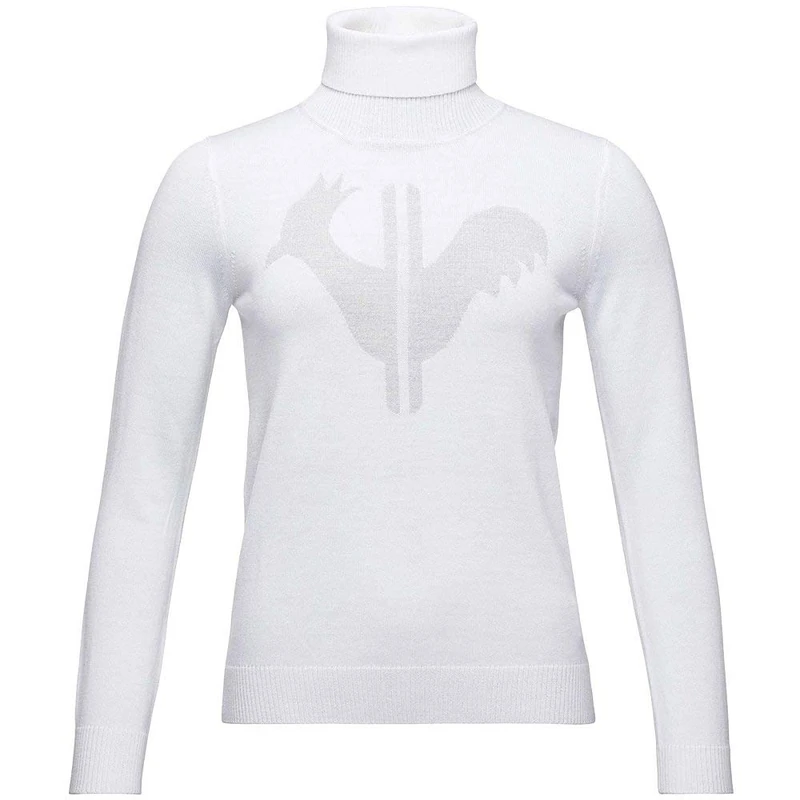 Rossignol Classic Roll Neck Jersey, Women, womens, Jersey, RLIWO20, White, M - Image 1