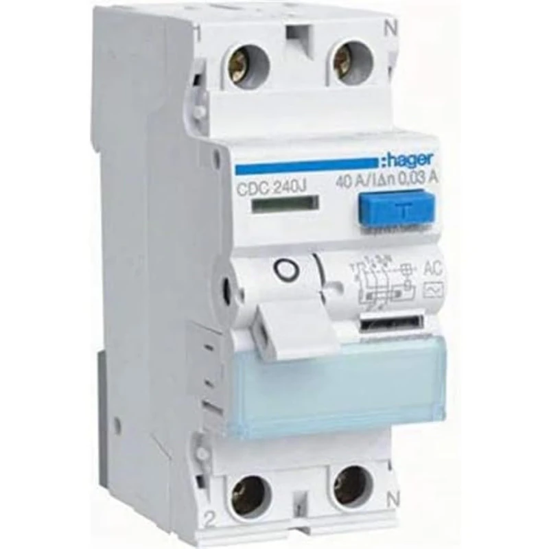 Hager RCD FI 2 Pin Residual-Breaker CDC240J