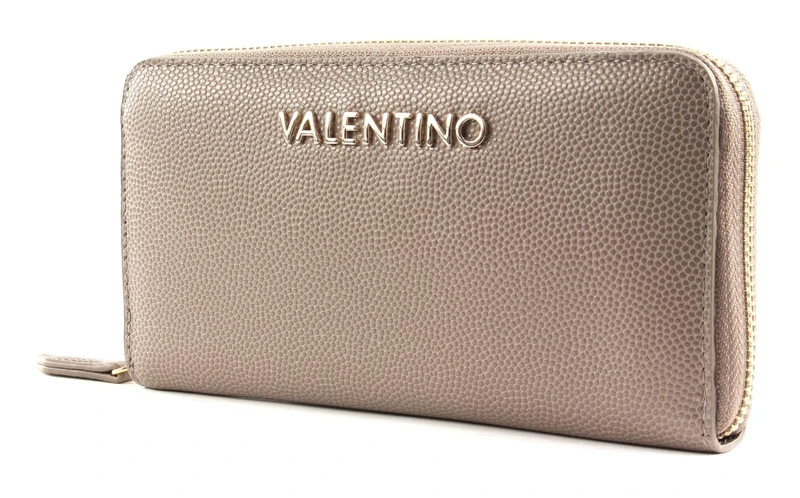Valentino Purse Divina Zip Around Wallet Taupe Beige