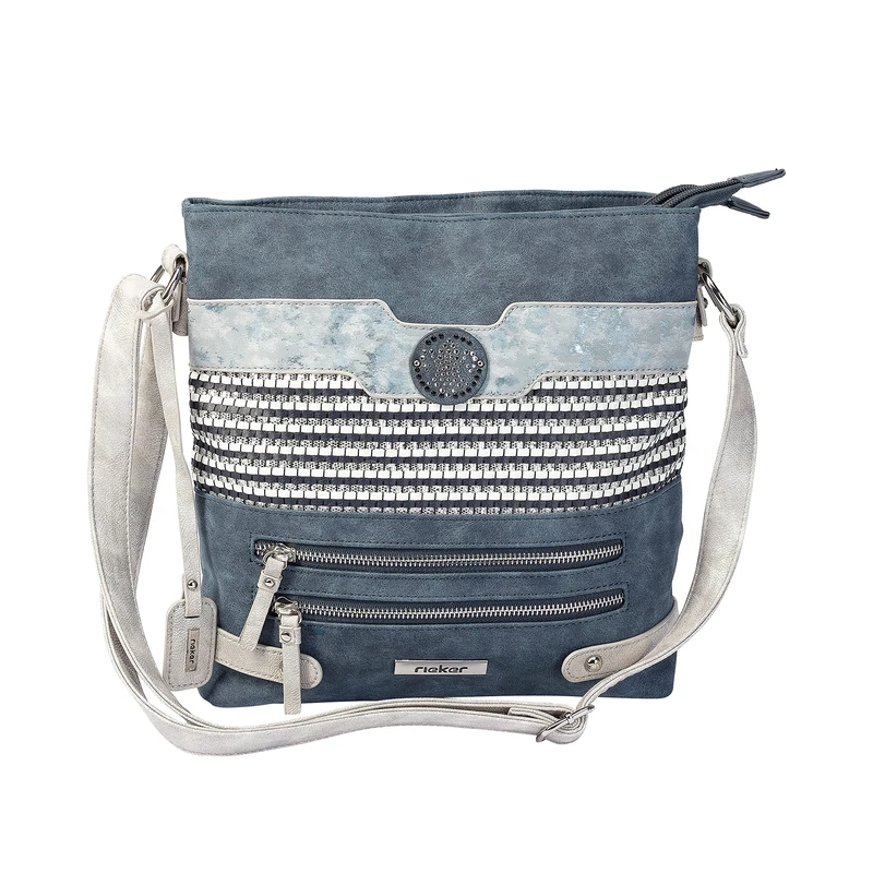 Rieker Handtasche, Women’s Cross-Body Bag, Blue (baltik/navy-ice), 280x60x280 cm (B x H T)