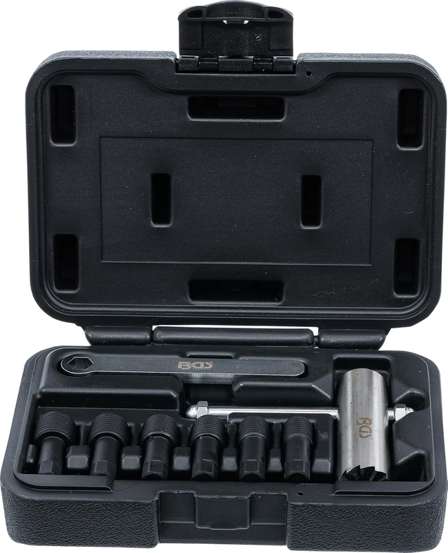 BGS 6674 | Oil Drain Screw Sealing Surfaces Cutter Set | 8 pcs.