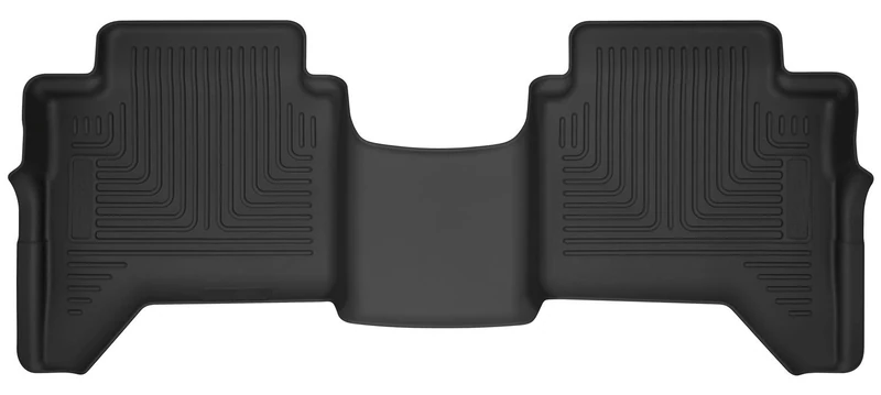 Husky Liners X-act Contour Floor Mats | Fits 2019-2022 Ford Ranger SuperCrew Cab | 2nd Row, 1-pc Black - 54711