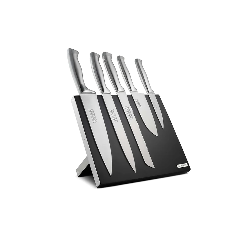 6 Pcs. Magnetic Knife Block Set