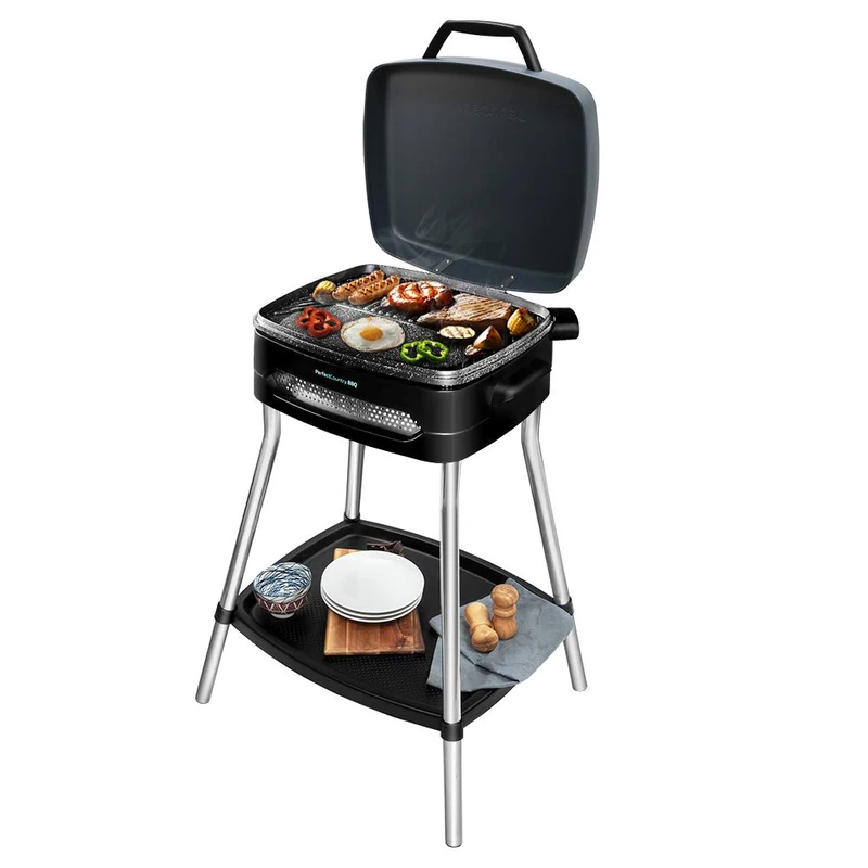 Cecotec PerfectCountry Electric BBQ with 2000 Watt Power and RockStone Coating