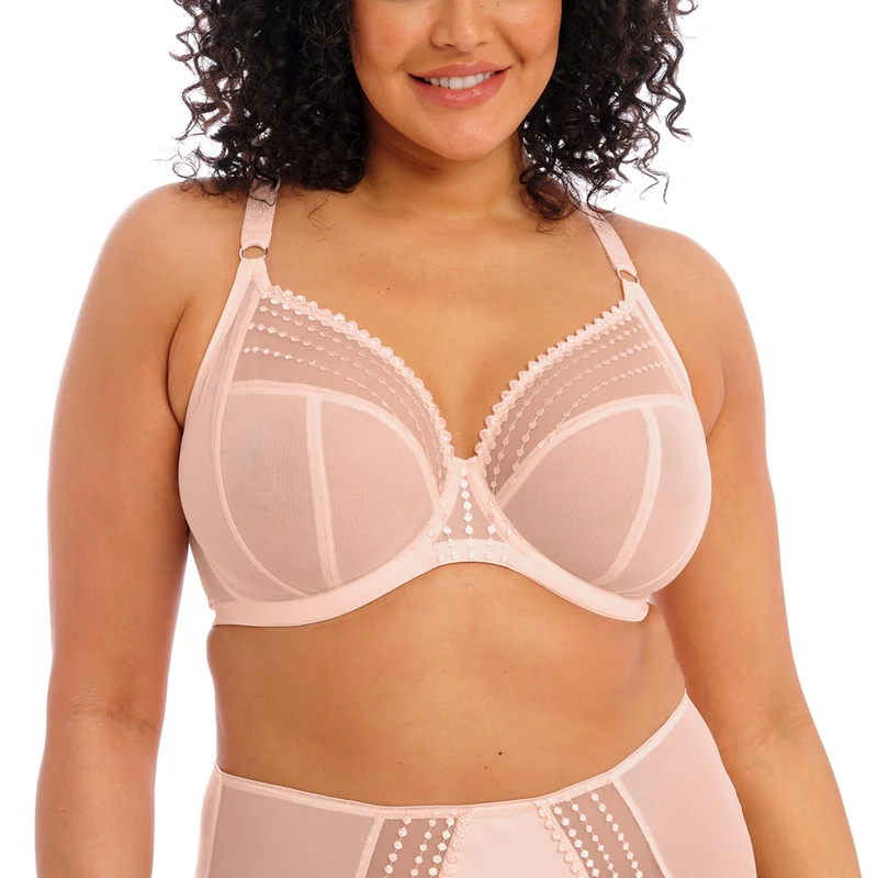 Elomi Women's Plunge Bra, Sheer, Pearl Blush, 40F