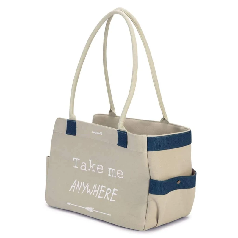 Beeztees K&Bz Flore Transport Bag, Beige, 40 x 20 x 28 cm, 2000 g