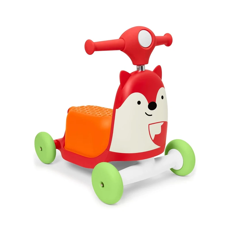 Skip Hop Zoo 3-in-1 Ride-On Toy, Fox
