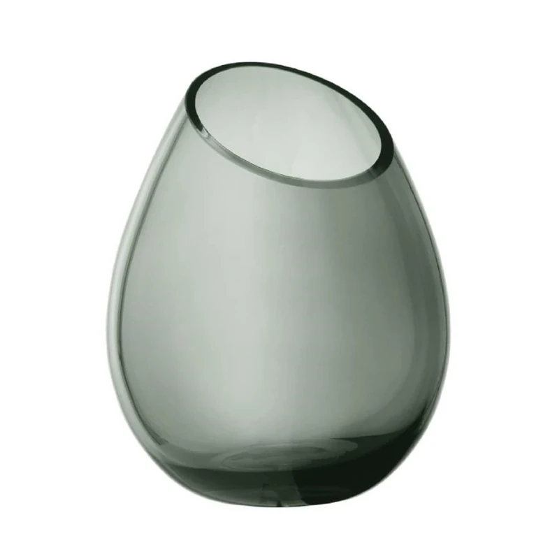 Blomus Vase-65965 Medium Glass Smoking Vase, Smoke