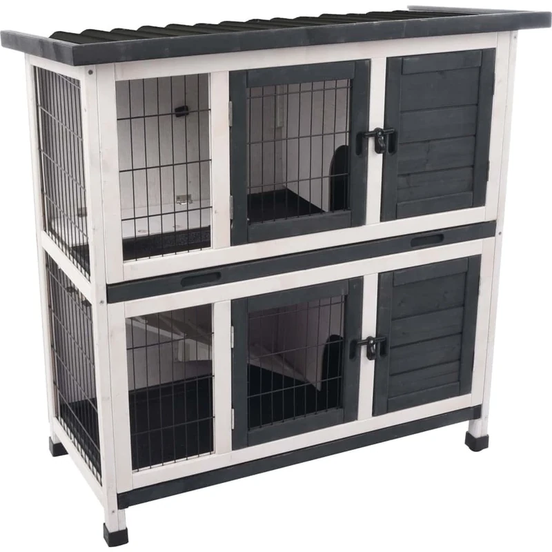 Flamingo RABBIT HOUSE COMBI 1 RUSTIC 100x50x102CM