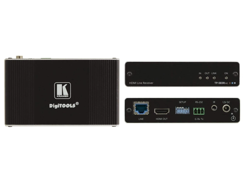 Kramer / T-BASE HD RECEIVER - HIGH PERFORMANCE/ 4K / HDMI/TP-583RXR / BLACK