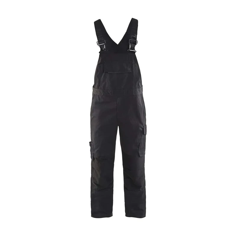 Blaklader 269513309998C156 Bib Jumpsuit with Stretch - Black/Dark Grey, Size C156