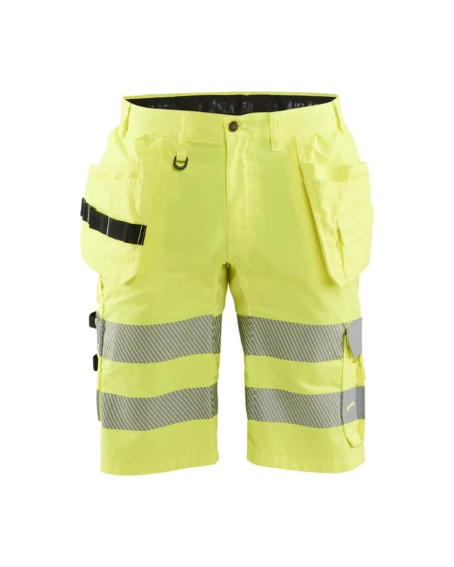 Blaklader 158618113300C52 High Vis Stretch Shorts - Yellow - Size C52