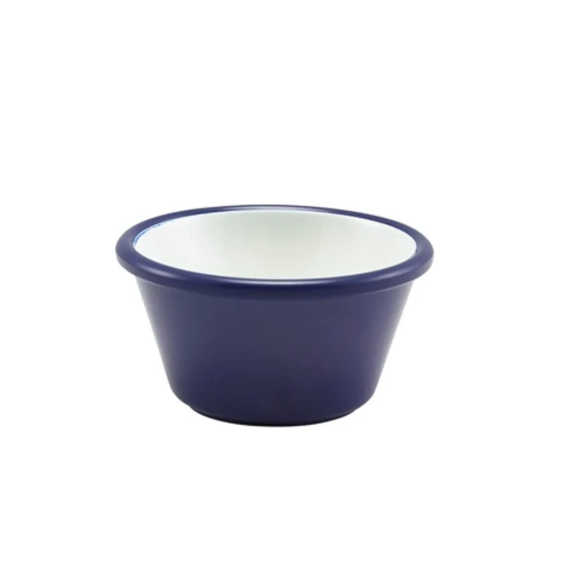 Genware E278-60 Two Tone Melamine Ramekin, Blue, 59mL Capacity, 65mm Diameter, Pack of 24