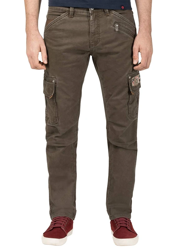 Timezone Men's Regular RogerTZ Pants, Sludge Green (4078), 30W / 34L
