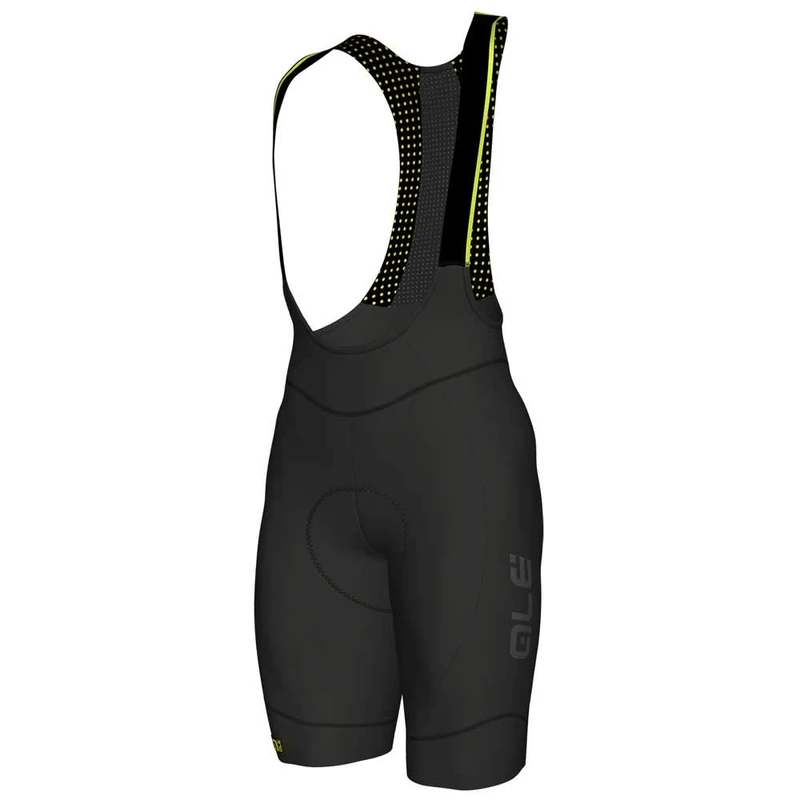 Alé Men's R.EV1 Clima Winter Bib Shorts, Yellow, XXL
