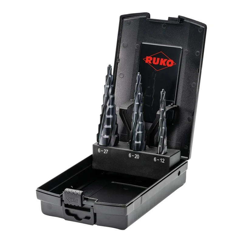 RUKO 101087P ULITAMTECUT Step Drill Set Purple