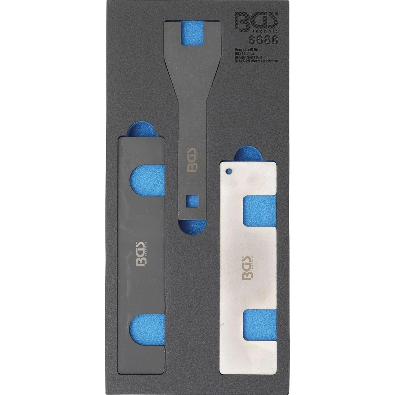 BGS 6686 | Tool Tray 1/3: Engine Timing Tool Set | for Opel / Vauxhall 1.0, 1.4 L Petrol Engines