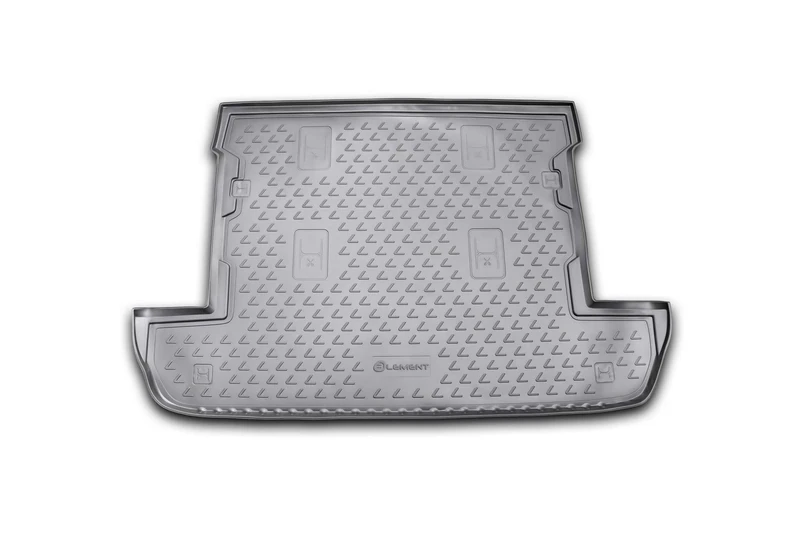 Element EXP.NLC.29.07.B12 Tailored Fit Rubber Boot Liner Protector Mat for Lexus LX 570, 2007-2012, 2012->, SUV 7 Seats, (Unfolded Backseat)