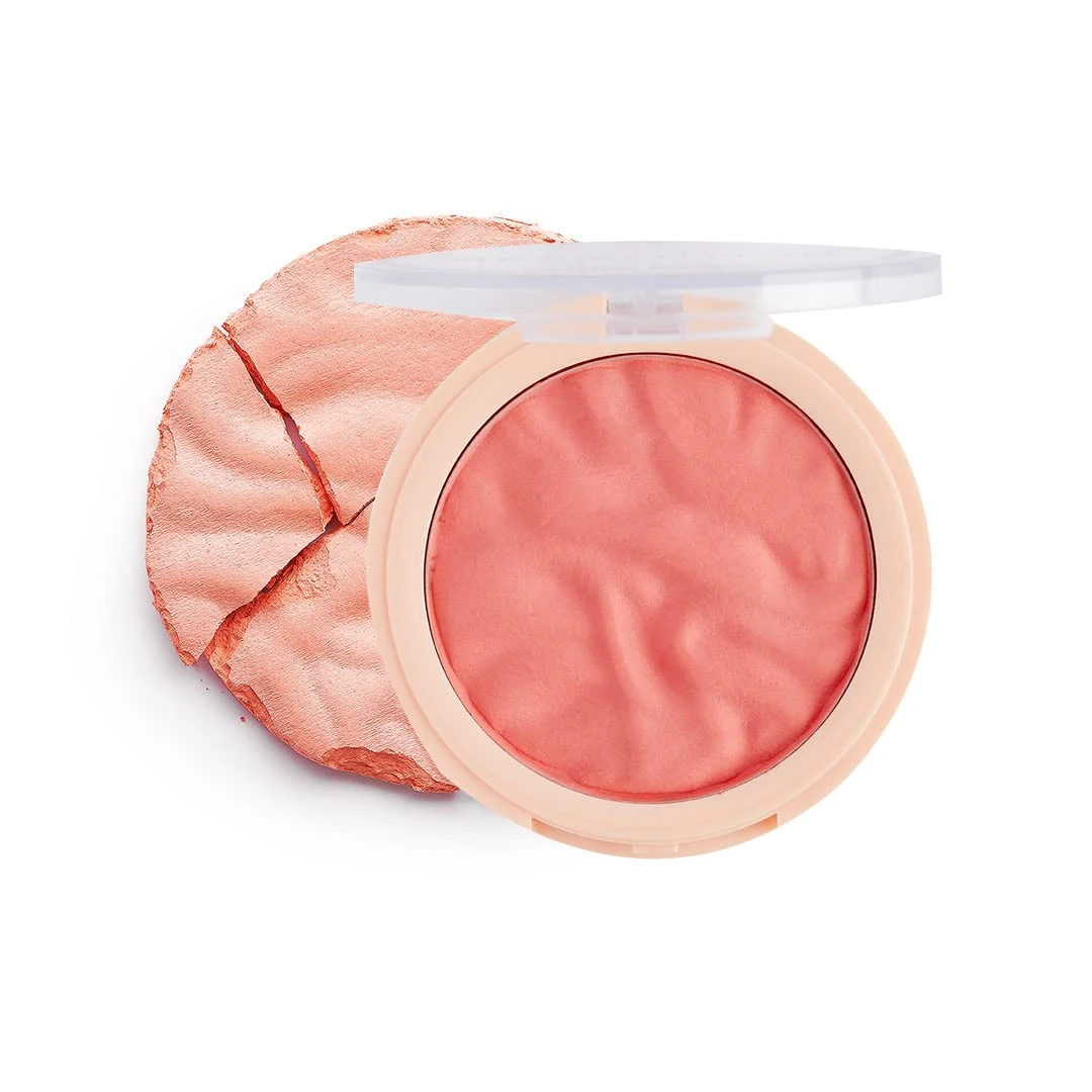 Makeup Revolution Highlight Reloaded, Highly Pigmented, Shimmer Glow Finish Face Makeup, Peach Bliss,10g