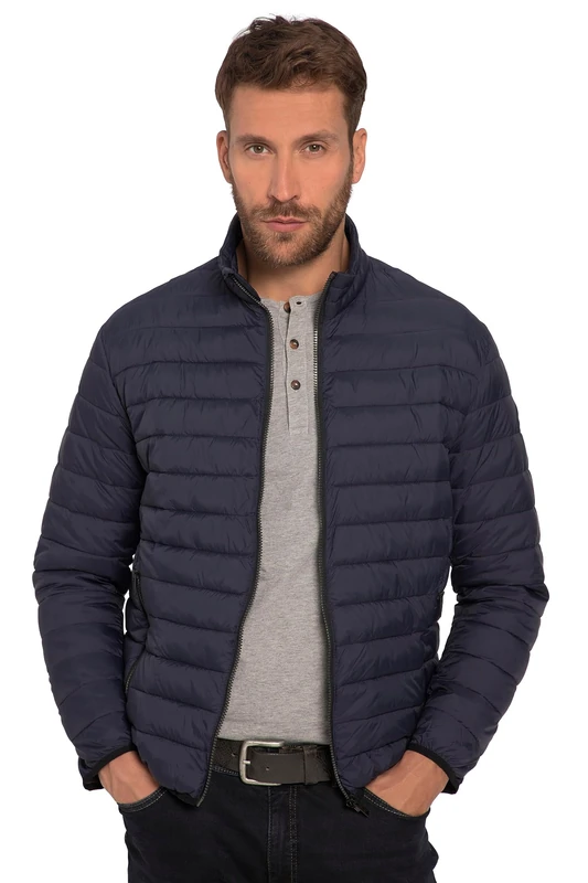 JP 1880 Men's Big & Tall Quilted Jacket Navy XXXX-Large 723363 76-4XL