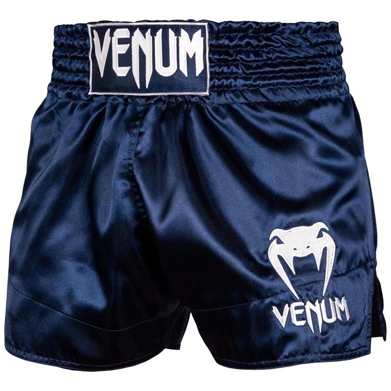 Venum, Classic Muay Thai Shorts, Men's, L, Navy Blue/White