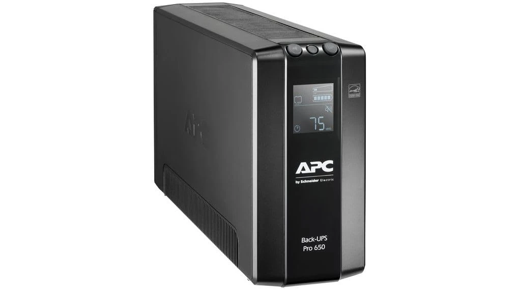 APC by Schneider Electric Back UPS Pro - BR650MI - UPS 650VA (6 IEC Outlets, LCD Interface, 1GB Dataline Protection)