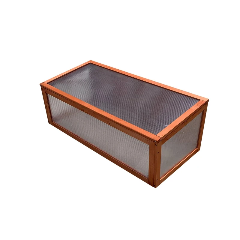 Gardiun Wooden Greenhouse Wood/Polycarbonate, 41 X 90 X 32 cm
