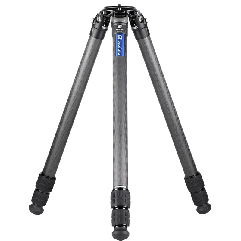 Leofoto - Summit - Carbon Tripod For Cameras - Load capacity of 35kg - Extendable Feet - Min. Height of 9,5 cm to a Max. Height of 135 cm - LM-363C