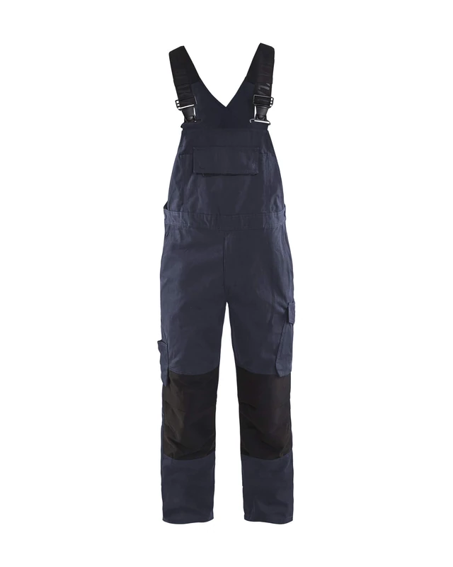 Blaklader 269513308699D124 Bib Overall with Stretch, Dark Navy Blue/Black, Size D124