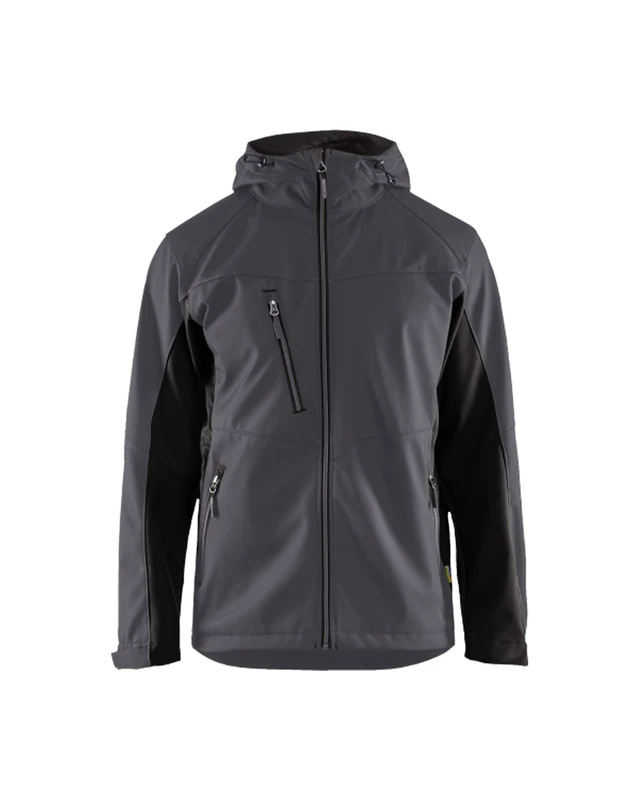 Blaklader 475325169699XXXL Softshell Jacket, Medium Grey/Black, XXXL