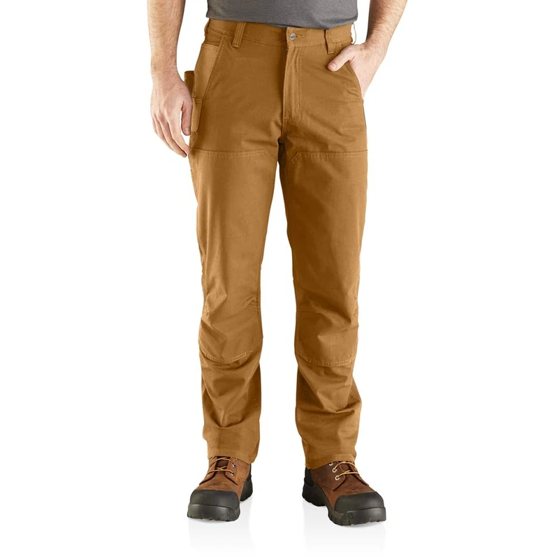 Carhartt Steel Rugged Flex Relaxed Fit Double-Front Utility Work Trousers Men Brown W40/L32